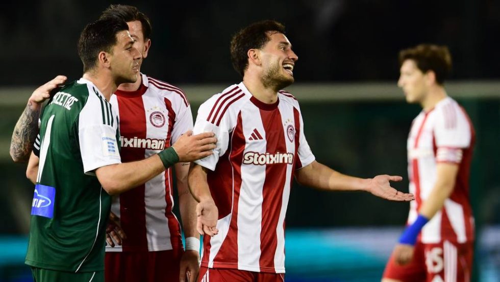 Νικητής ο Ολυμπιακός με 2-0 στο μεγάλο ντέρμπι με τον Παναθηναϊκό